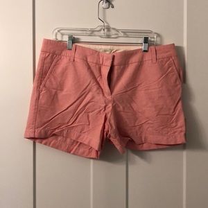 Red Pink J. Crew Shorts, like new